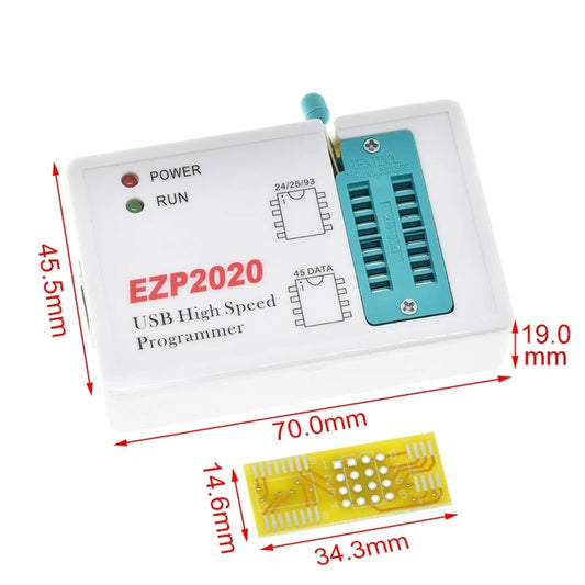 EZP2020 USB Programmer – USB-to-SPI Programmer for Flashing and Debugging
