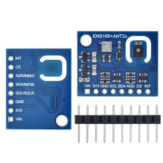 ENS160 + AHT21 Sensor Module | CO₂, TVOC, Temperature and Humidity Sensor