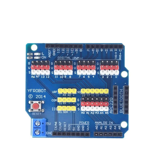 Sensor Shield Expansion Board V5.0 for Arduino UNO R3 – Electric Module for Sensor Integration