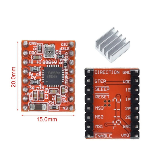 A4988 Stepper Motor Driver – Ramps Compatible Module for Precise Motion Control