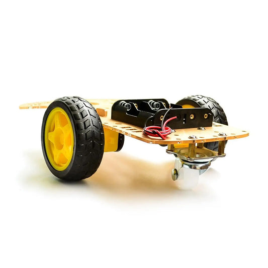 2WD Robot Car Chassis with DC Motors and Encoders – DIY Mobile Robotics Kit