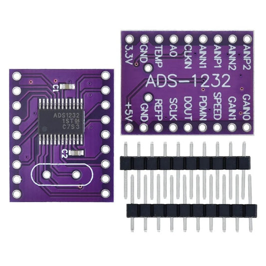 ADS1232 24-Bit Ultra Low Noise ADC – Precision Analog-to-Digital Converter Module