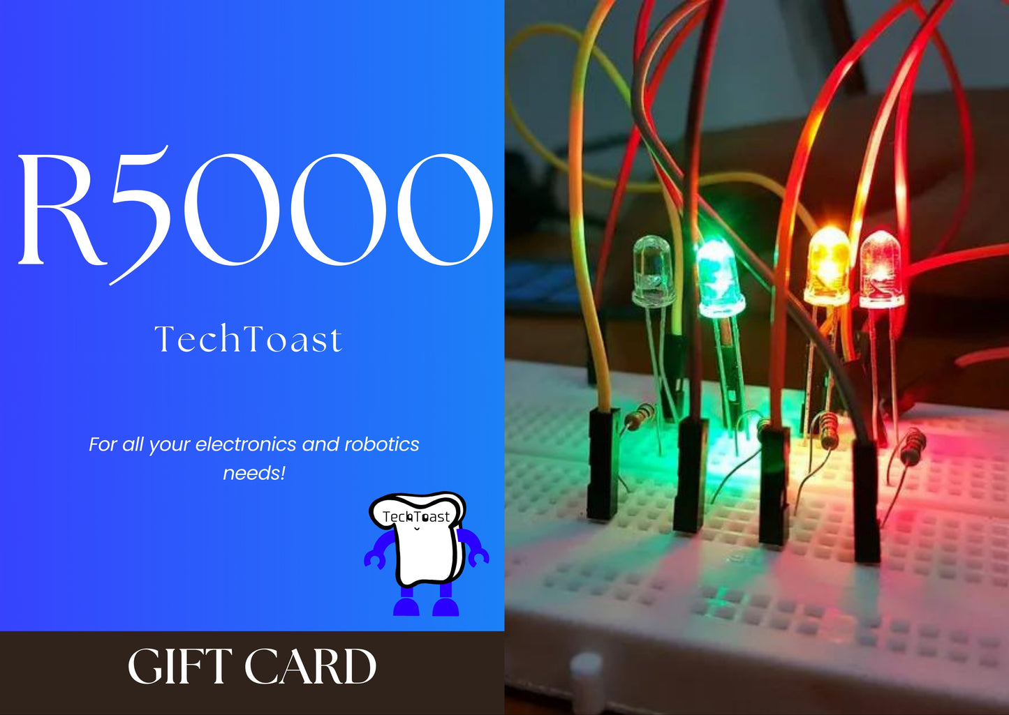 TechToast R5000 Gift Card
