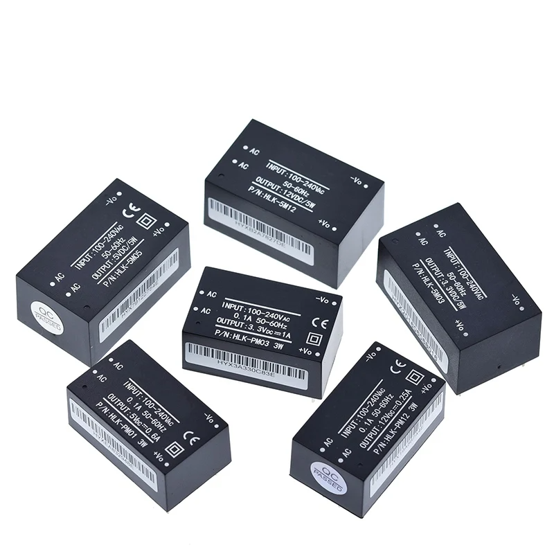 Hi-Link 220V to 3.3V/5V/12V AC-DC Converter Module | HLK-PMXX / HLK-5MXX
