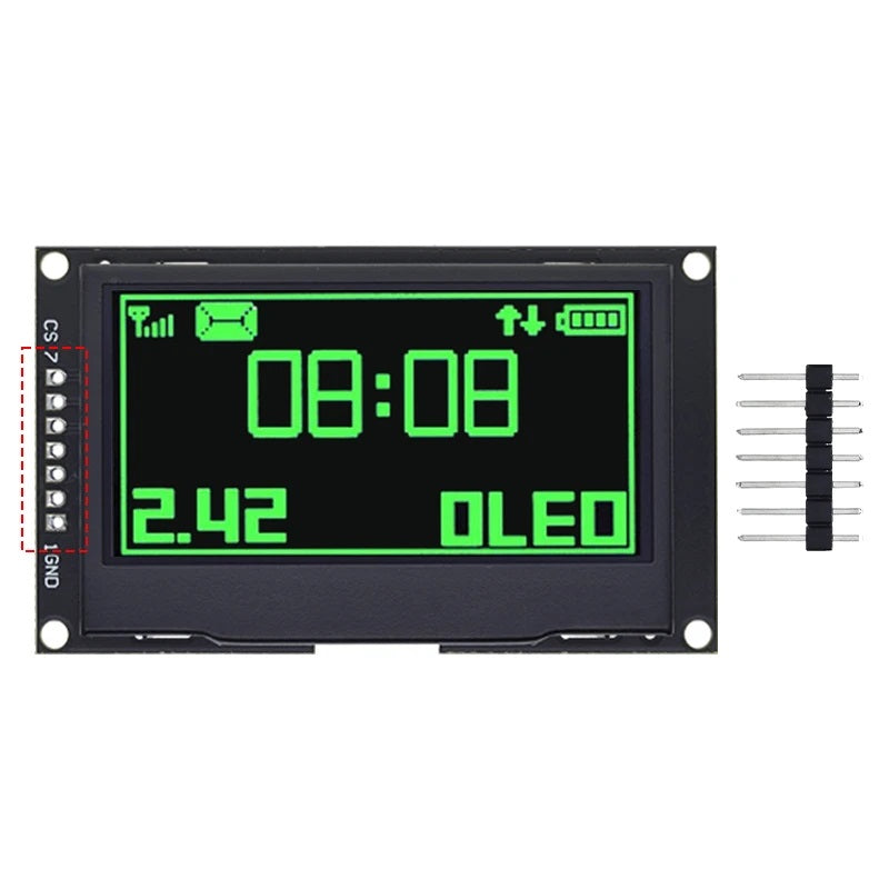 2.42" I2C/SPI OLED Display Module SSD1309 | 128x64 Resolution