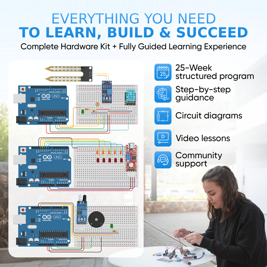 25-Week Learn & Build Electronics Kit