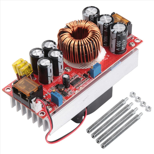 1500W 30A DC-DC Boost Converter – Step-Up Power Supply with CC/CV Control (10-60V to 12-97V)