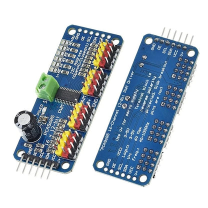 PCA9685PW 16-Channel PWM Servo Driver with 12-Bit Resolution and I2C Interface