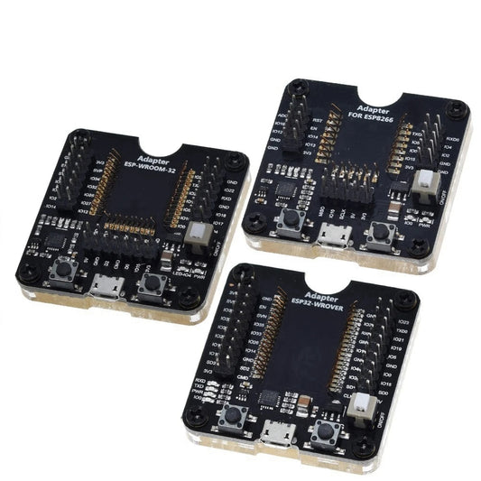 SMD ESP Test Board for ESP8266, ESP32 WROOM, ESP32 WROVER