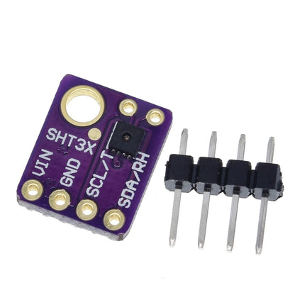 SHT31-D Digital I2C Temperature and Humidity Sensor Module for High-Precision Measurements