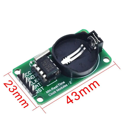 DS1302 RTC Real-Time Clock Module with Battery Backup and SPI Interface