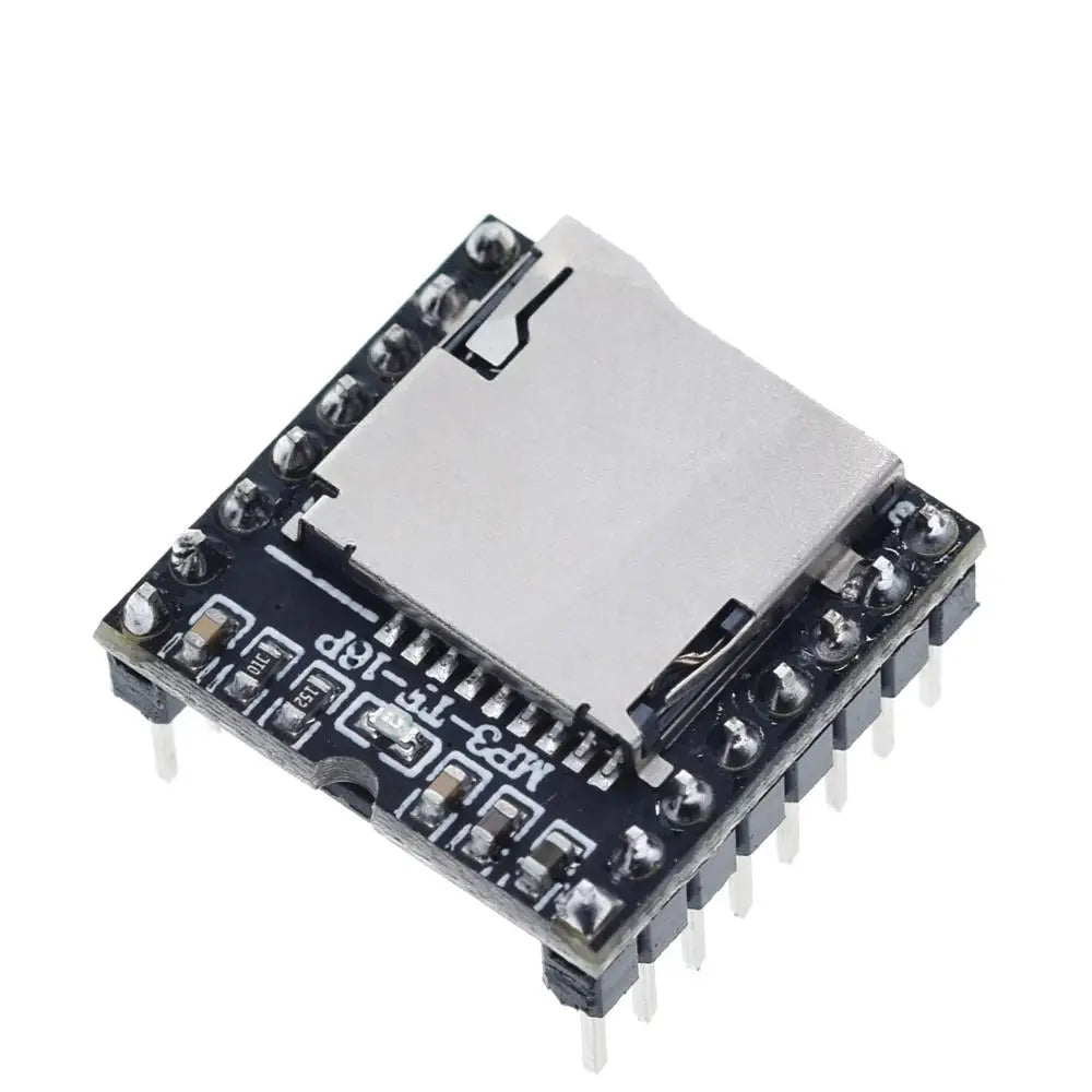 Mini MP3 Player Module with SD Card Slot for Audio Playback