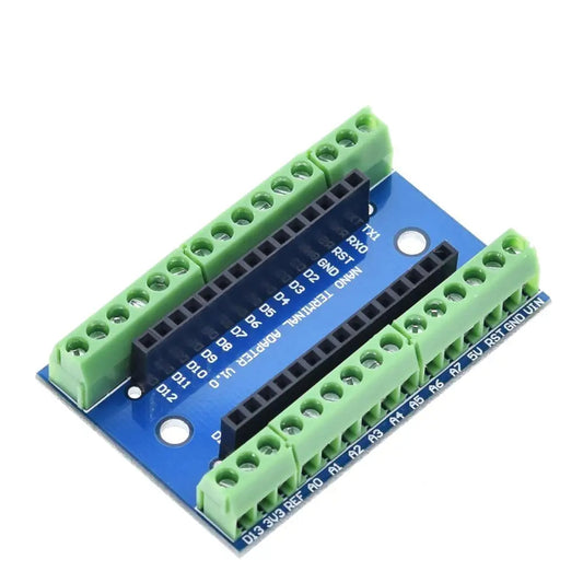 Arduino Nano Terminal Adapter – Simplify Connections and Enhance Functionality for Your Arduino Nano Projects