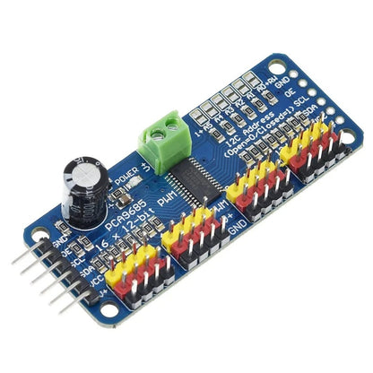 PCA9685PW 16-Channel PWM Servo Driver with 12-Bit Resolution and I2C Interface