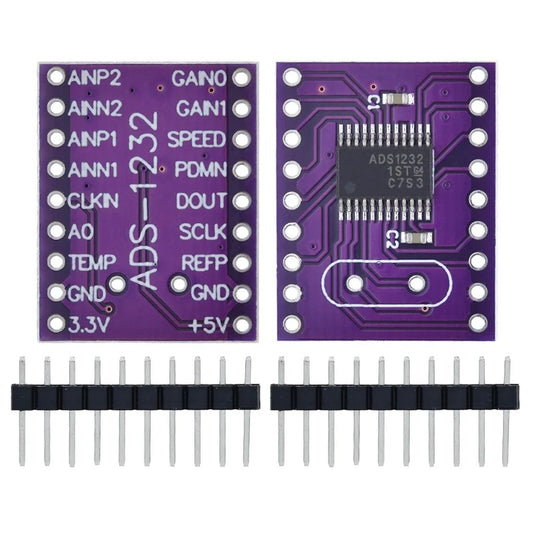 ADS1232 24-Bit Ultra Low Noise ADC – Precision Analog-to-Digital Converter Module