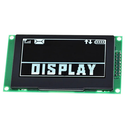 2.7-Inch OLED Display Module – 128x64 Resolution, SSD1322, White Colour Screen, 16-Pin