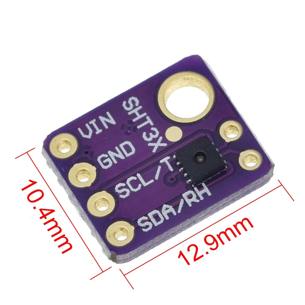 SHT31-D Digital I2C Temperature and Humidity Sensor Module for High-Precision Measurements