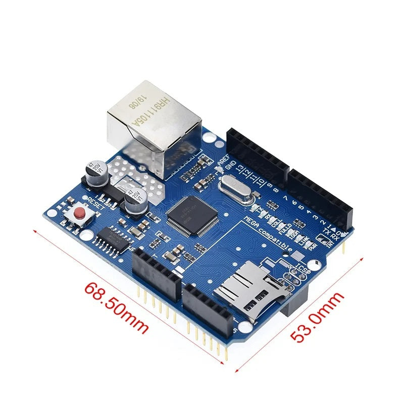 W5100 Ethernet Shield – Add LAN Connectivity to Arduino Projects