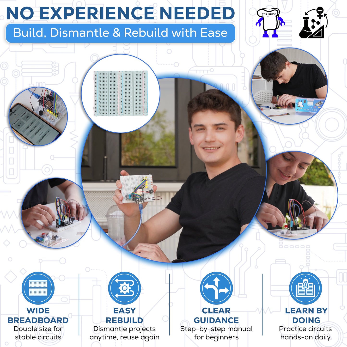 Arduino ESP32 Basic Starter Kit – IOT For Beginners - Build Your Own App