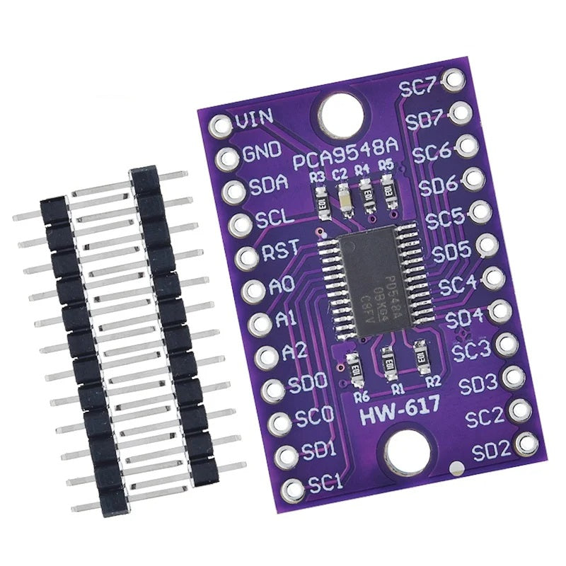 TCA9548A I2C 1-to-8 Channel Multiplexer Module