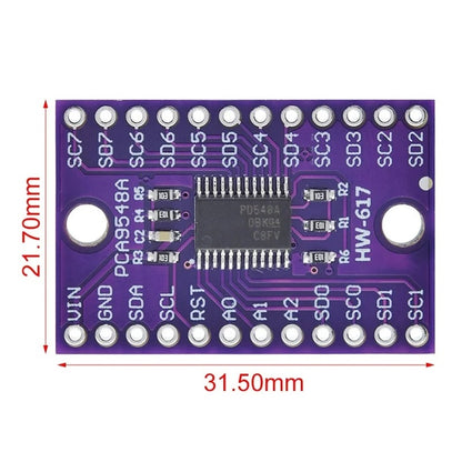 TCA9548A I2C 1-to-8 Channel Multiplexer Module