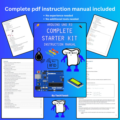 Arduino Uno R3 Complete Starter Kit for DIY Electronics Projects