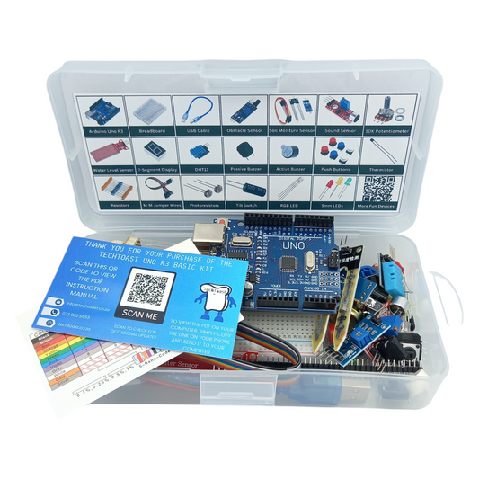 Arduino Uno R3 Basic Starter Kit – Perfect for STEM Projects & Beginners in Electronics