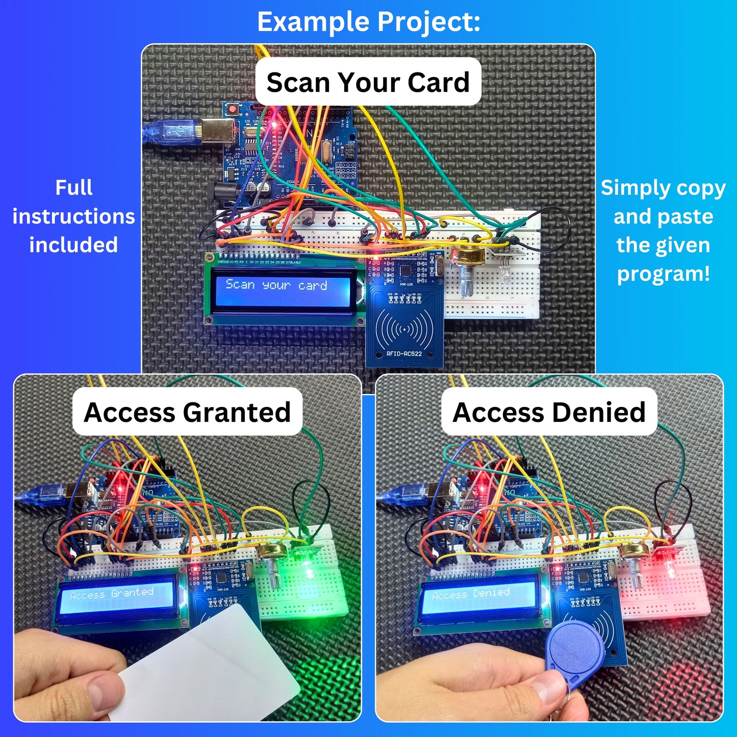 Arduino Uno R3 Complete Starter Kit for DIY Electronics Projects