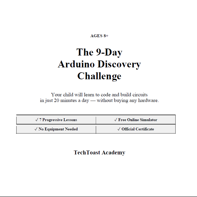 The 9-Day Arduino Discovery Challenge