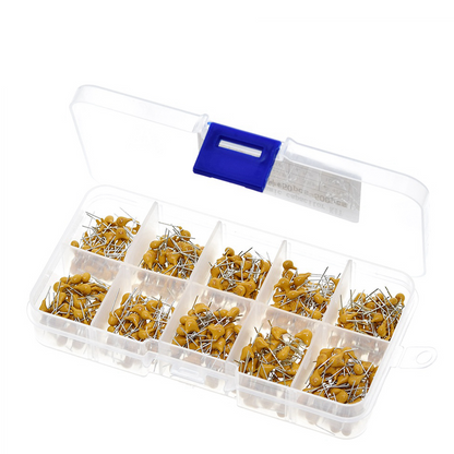 Ceramic Capacitor Kit 0.1uF to 10uF 500pcs