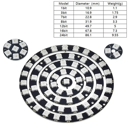 WS2812 LED Matrix | LED Ring