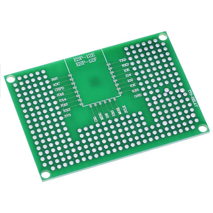 ESP32 / ESP12F / ESP12E Breakout Board | Double Sided Protoboard