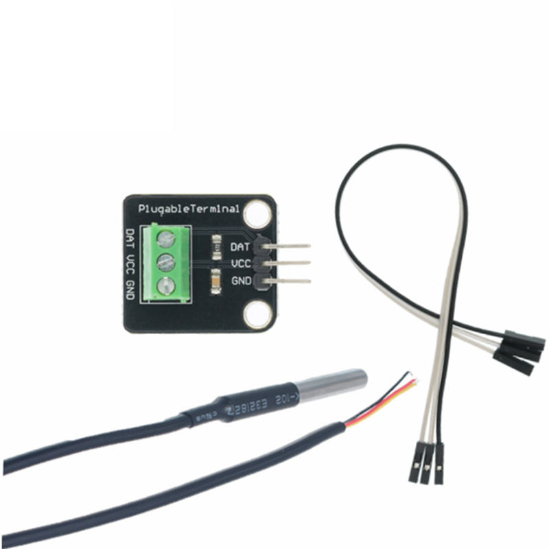 Waterproof Temperature Sensor DS18B20 – TechToast